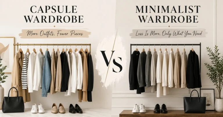 Capsule wardrobe vs minimalist wardrobe comparison