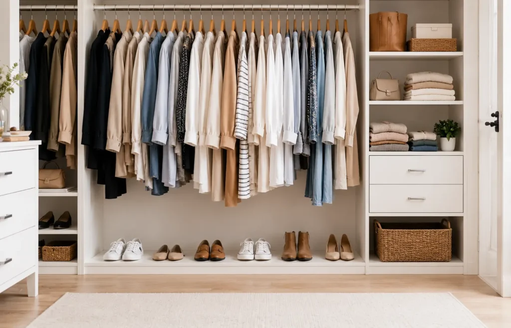 after capsule wardrobe