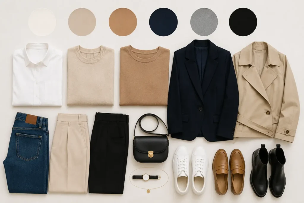 Capsule Wardrobe Color Palette