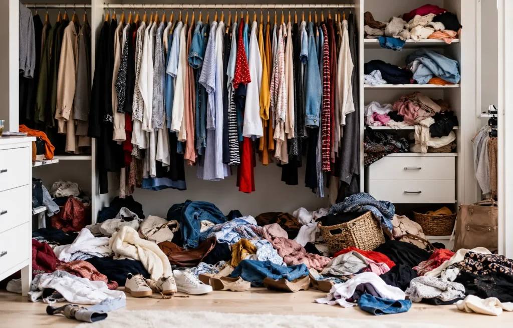 cluttered image