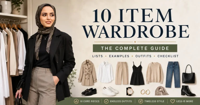 10 item wardrobe complete guide with core clothing pieces, outfit essentials and minimalist wardrobe inspiration